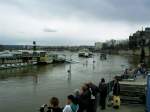 Das Dresdener Terrasenufer beim Frjahrshochwasser 2006.