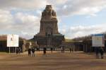 Das Vlkerschlachtdenkmal in Leipzig am 20.02.2012.