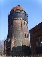 Wasserturm 2 Leipzig-Bahnbetriebswerk Wahren im April 2008