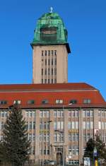 Wasserturm der ehemaligen Hupfeld-Werke in Leipzig-Leutzsch, Februar 2014