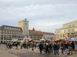 Blick ber den Augustusplatz in Leipzig am 10.