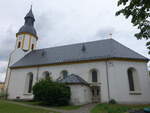Grograbe, evangelische Kirche, erbaut 1669 (07.06.2025)