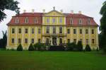 Schloss Rammenau, erbaut von 1721 bis 1731 durch Ernst Ferdinand von Knoch,   Architekt Johann Christopf Knffel, Kreis Bautzen (22.07.2011)