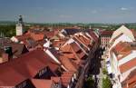 Blick vom Reichenturm in westliche Richtung, links der Lauenturm; Mai 2005.