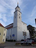 Bischofswerda, Christuskirche, erbaut von 1813 bis 1818 durch Gottlob Friedrich Thormeyer (02.10.2020)
