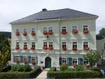 Eibenstock, altes Amtsgericht im Spatzenhaus in der Schulstrae (23.07.2023)