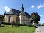 Brenstein, evangelische Erlserkirche, erbaut 1655 (19.08.2023)