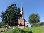 Dorfchemnitz, evangelische Kirche, erbaut von 1892 bis 1893 (19.08.2023)