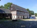 Dorfchemnitz, Heimatmuseum Knochenstampfe  am Anger (19.08.2023) 