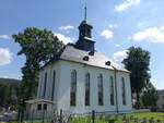 Schwarzbach, evangelische Dorfkirche, erbaut 1837 (19.08.2023)