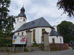 Auerbach, evangelische Kirche, erbaut 1744 bis 1746 (20.08.2023)