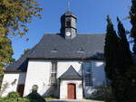 Leukersdorf, evangelische Kirche, erbaut 1782 (16.09.2023)