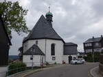 Deutschneudorf, evangelische Kirche, erbaut von 1734 bis 1736 (18.09.2023)