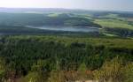 Blick vom Brenstein zur Talsperre Cranzahl; Oktober 2004.