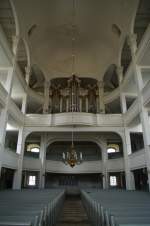 Zschopau, Innenraum und Orgel der St.