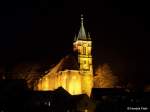 Blick auf die St.-Katharinenkirche in Buchholz (Erzgebirge) am 21.11.2007.