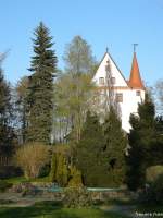 Das Schlettauer Schloss mit seinem Schlosspark am 04.05.2008