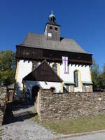 Grorckerswalde, evangelische Wehrkirche, erbaut von 1457 bis 1460 (04.10.2020)