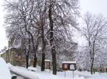 Winterzauber in Scheibenberg im November 2007.