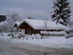 Winterzauber in Scheibenberg im Oktober 2007.