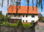 Umgebindehaus in bertsdorf, Zittauer Gebirge 2004