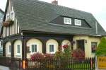 Umgebindehaus in Waltersdorf, Sommer 2004 - Zittauer Gebirge