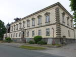 Neusalza, Rathaus in der Kirchstrae, Neorenaissancegebude von 1880 (05.06.2025)