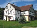 Haus  Im Wiesengrund  mit Fachwerk und Umgebinde - Kurort Jonsdorf (Zittauer Gebirge) - 14.08.2007  