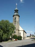 Die Kirche in Waltersdorf (Zittauer Gebirge)