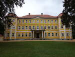 Kreba, Barockschloss, erbaut bis 1750 fr die Patronatsfamilie Einsiedel (16.09.2021)