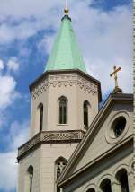 Detail Johanniskirche in Zittau, Foto Sommer 2005