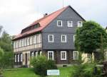 In diesem schnen Umgebindehaus in Johnsdorf ist eine Gastwirtschaft untergebracht, 11.08.07