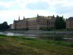 Grimma in Sachsen,  die ehemalige Frsten-und Landesschule St.Augustin an der Mulde,  der Neorenaissancebau wurde 1891 eingeweiht, ist heute Gymnasium,  Juni 2010