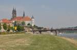 Meien, Dom und Albrechtsburg an der Elbe am 22.07.2010