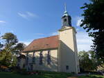 Schellenberg, evangelische Kirche, erbaut von 1777 bis 1778 nach Plnen von Johann Christoph Uhlmann (17.09.2023)