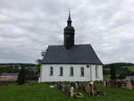 Cmmerswalde, evangelisch Dorfkirche, erbaut 1703 (18.09.2023)