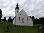 Clausnitz, evangelische Dorfkirche, erbaut 1696 (18.09.2023)