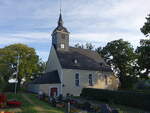 Langenstriegis, evangelische Dorfkirche, erbaut 1722 (18.09.2023)