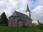 Beerwalde, evangelische Dorfkirche, erbaut im 18.