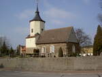 Durchwehna, evangelische Dorfkirche, erbaut im 13.