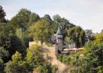 Schlo ber der Ortschaft Rathen an der Elbe, unterhalb der Bastei - 02.09.2009