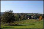 Blick vom Dorfhainer Weg auf Klingenberg (Sachsen).