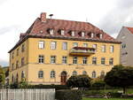 Das Rathaus an der Elbe von Bad Schandau am 15.
