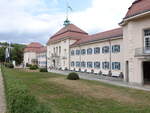 Bad Elster, historisches Albert Bad, erbaut 1908 nach einem Entwurf der Dresdner Architekten Rudolf Schilling und Julius Graebner (22.07.2023) 