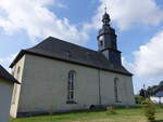 Posseck, evangelische Kirche, erbaut 1784, Innenausstattung von 1832 (22.07.2023)