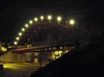 Sachsens grter Lichterbogen: Die  Eiserne Brcke  in Klingenthal, 5.12.09.