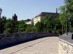 Blick ber die alte Elsterbrcke in Plauen/Vogtland, Juli 2010