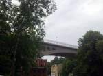 11.08.2010 Ein Blick auf der Plauener Brcke in Plauen