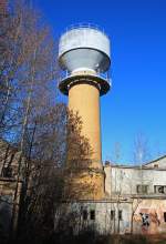 Wasserturm der ehem.Hempelschen Fabrik in Plauen im November 2015
