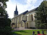 Beiersdorf, evangelische Kirche, erbaut 1516 (12.08.2023)